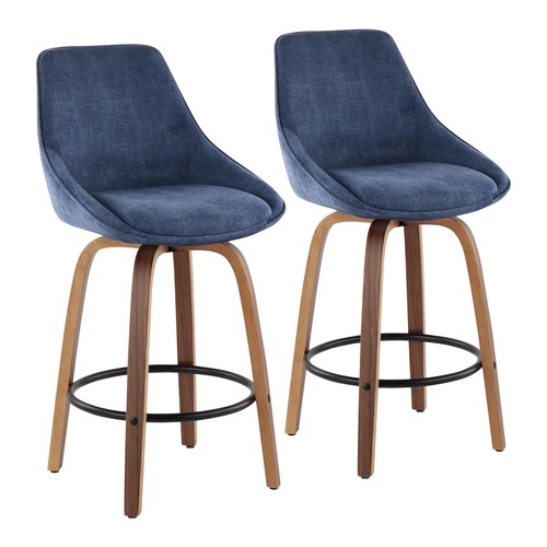 Diana 26" Fixed-height Counter Stool - Set Of 2
